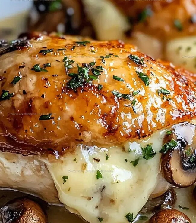 Chef-Approved Tips for Cheesy, Juicy Mushroom Chicken