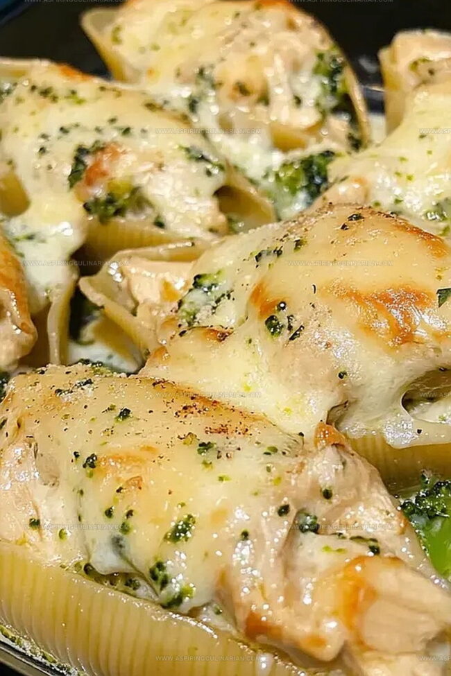 Cheesy Chicken Shells: Comfort in a Bite
