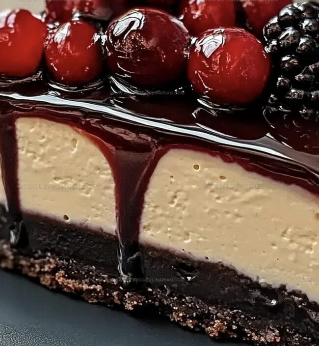 How to Make Black Forest Cheesecake