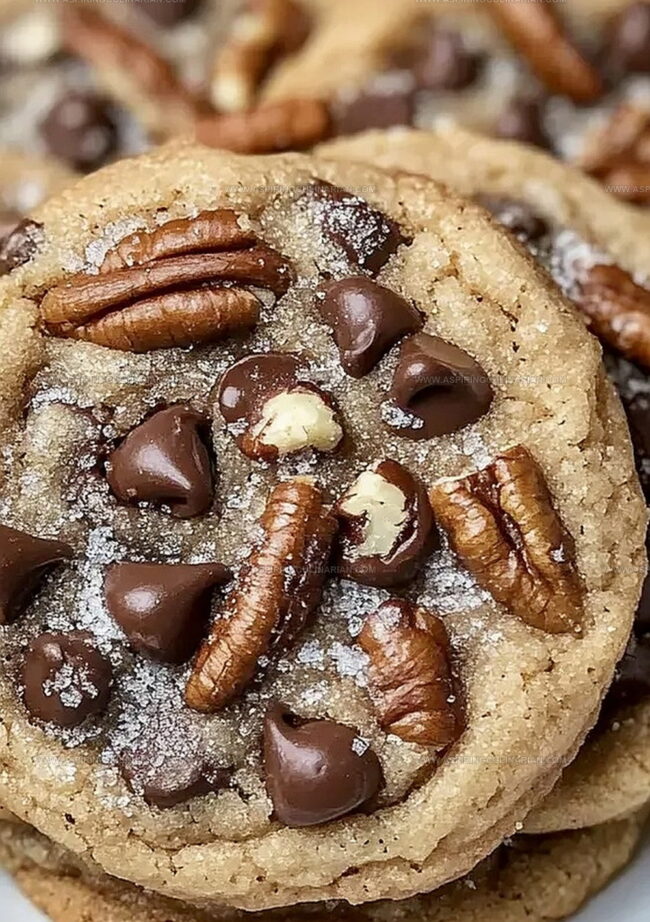 Cinnamon Sugar Praline Chocolate Chip Cookies Stand Out