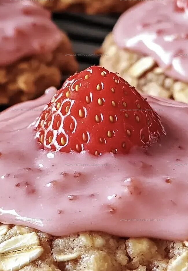 Instructions for Baking Strawberry Oatmeal Cookies