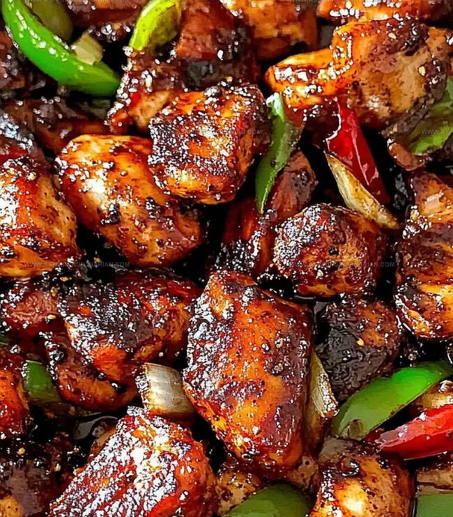 Unique Twists for Black Pepper Chicken