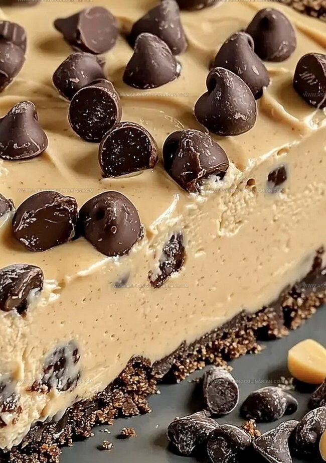 Chocolate Chip Peanut Butter Pie Dessert Features to Savor