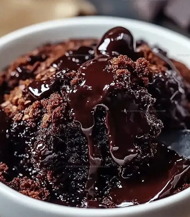 Serving Up Chocolate Cobbler