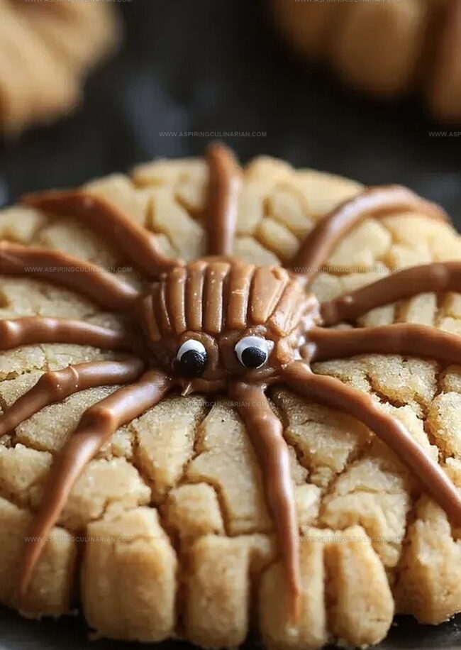Peanut Butter Spider Cookies: Spooky & Sweet