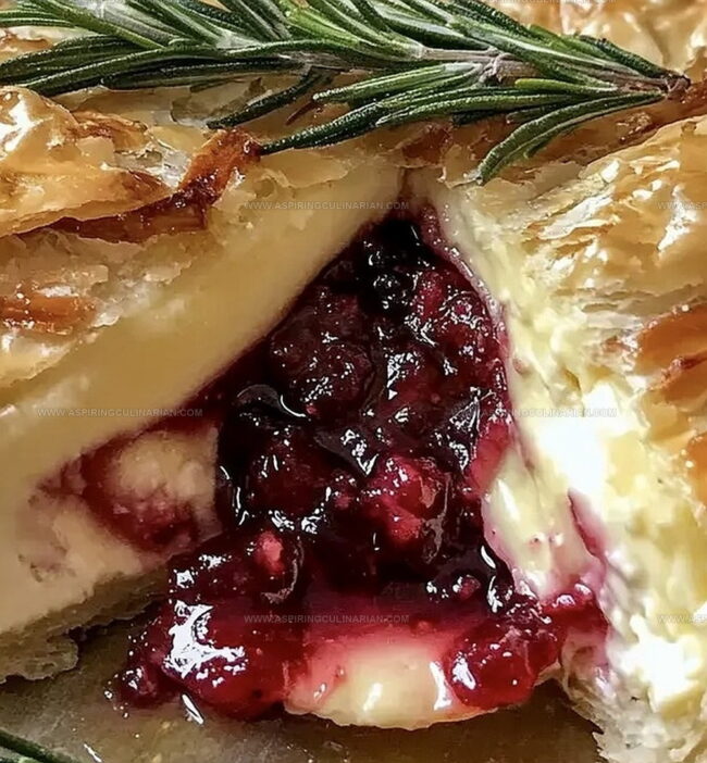 Tips for Gorgeous Baked Brie with Jam Presentation