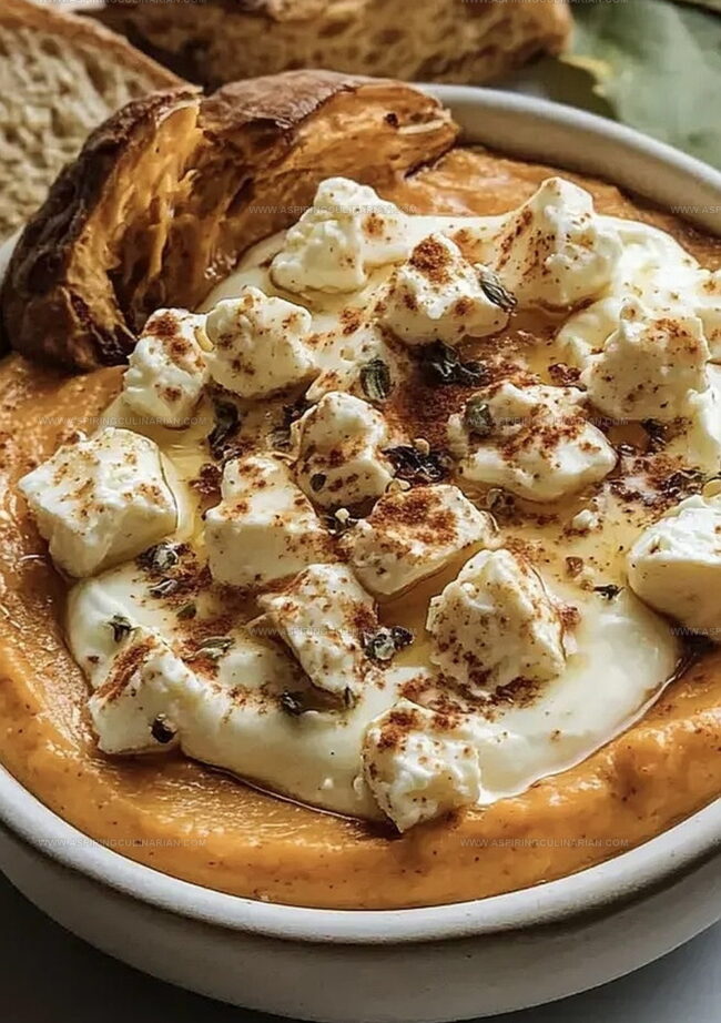 Pumpkin Whipped Feta Dip: Creamy Autumn Delight