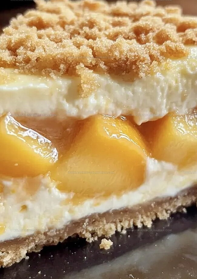 Why Everyone Raves About Peach Cobbler Stuffed Cheesecake
