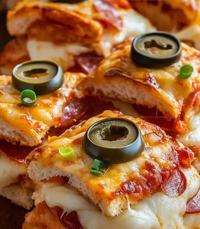 Cheesy Pizza Sliders Serving Inspiration