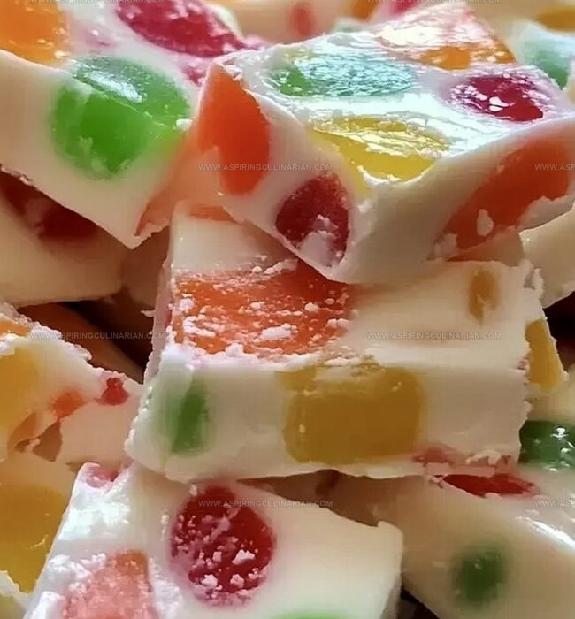 Making Jelly Nougat Candy Step by Step