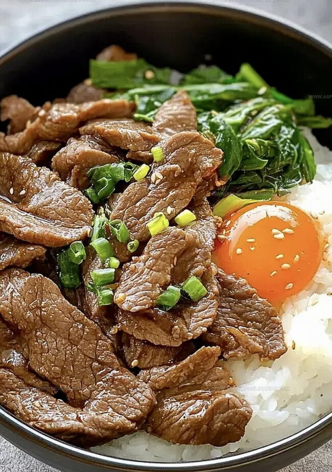 Japanese Beef Bowl (Gyudon) for Rice Lovers