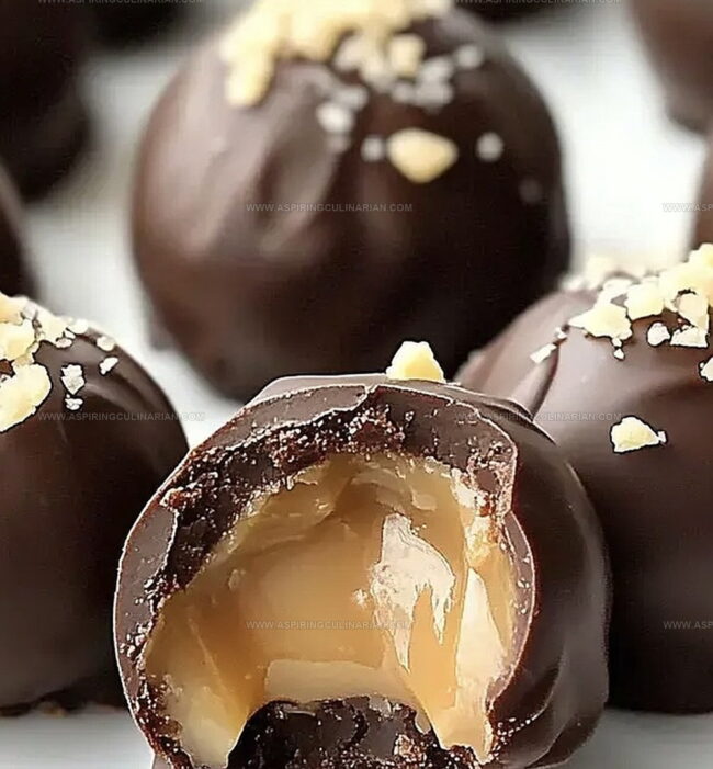 Salted Caramel Truffle Tips for Smooth Texture