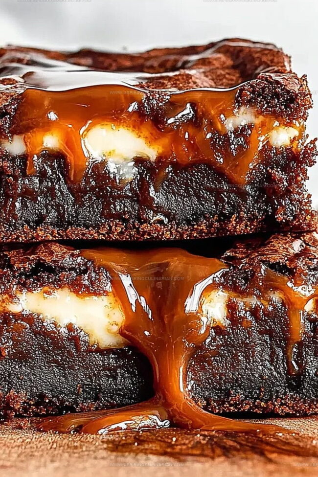 Tips for Gooey, Caramel-Filled Brownies