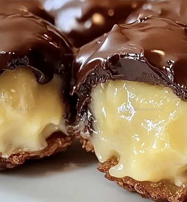 Banana Pudding Puff Assembly and Baking Guide