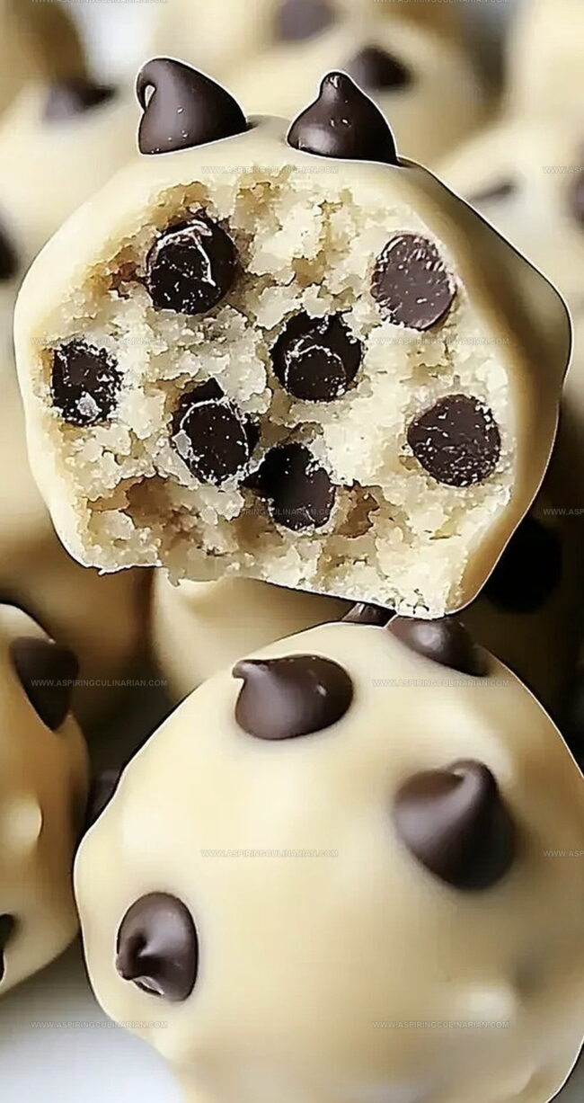 Chocolate Chip Cookie Dough Truffles—A Bite-Sized Dessert