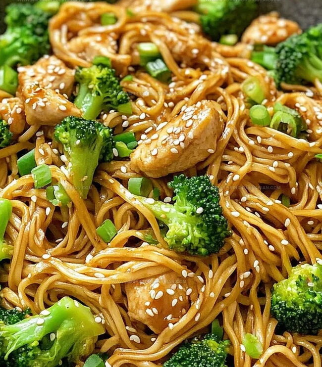Customize Healthy Sesame Noodles Chicken Broccoli Your Way