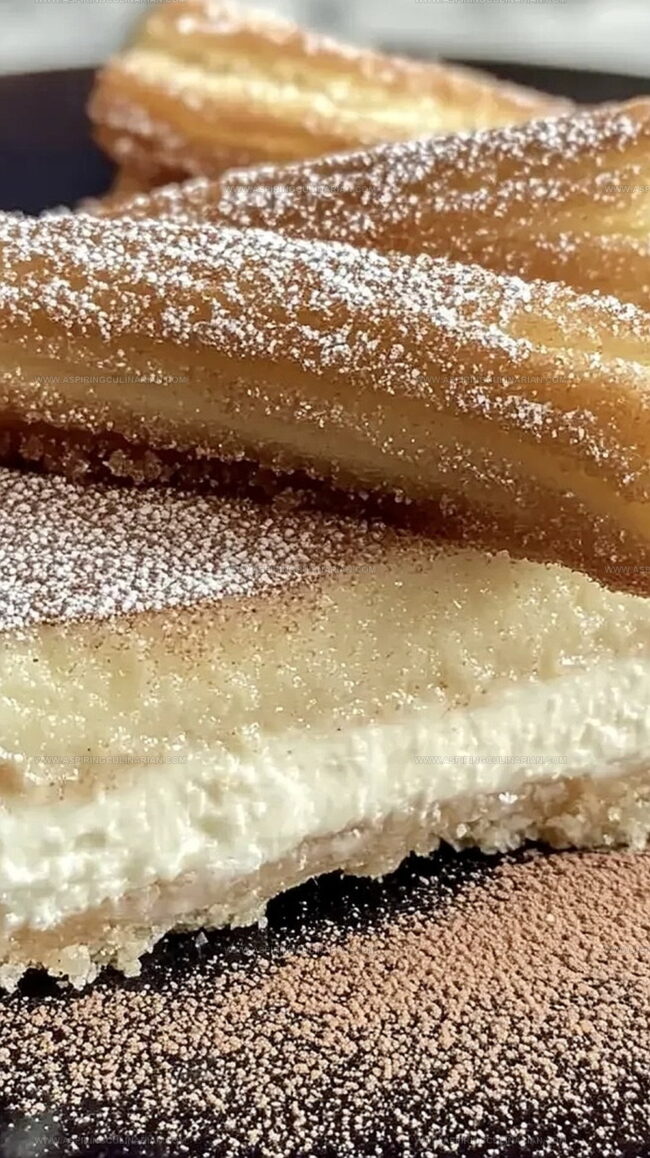 Churro Cheesecake Highlights