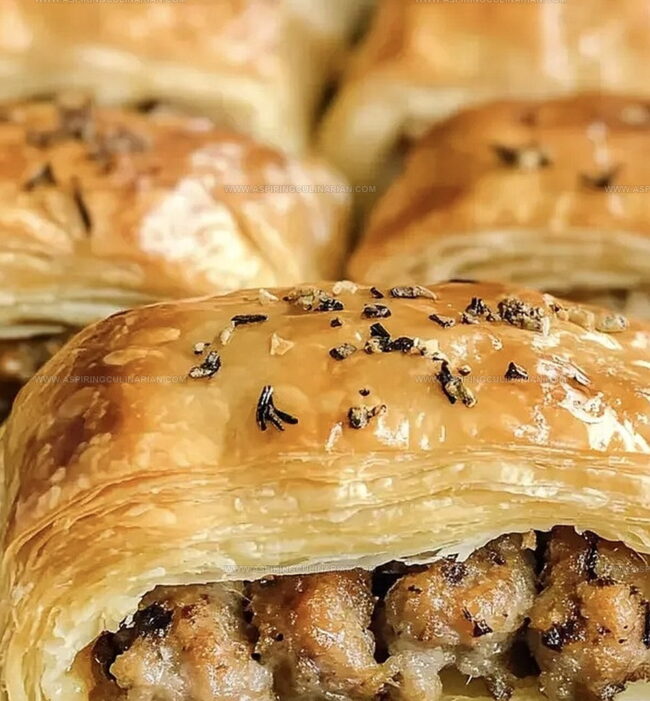 How to Assemble Puff Pastry Sausage Rolls Easily