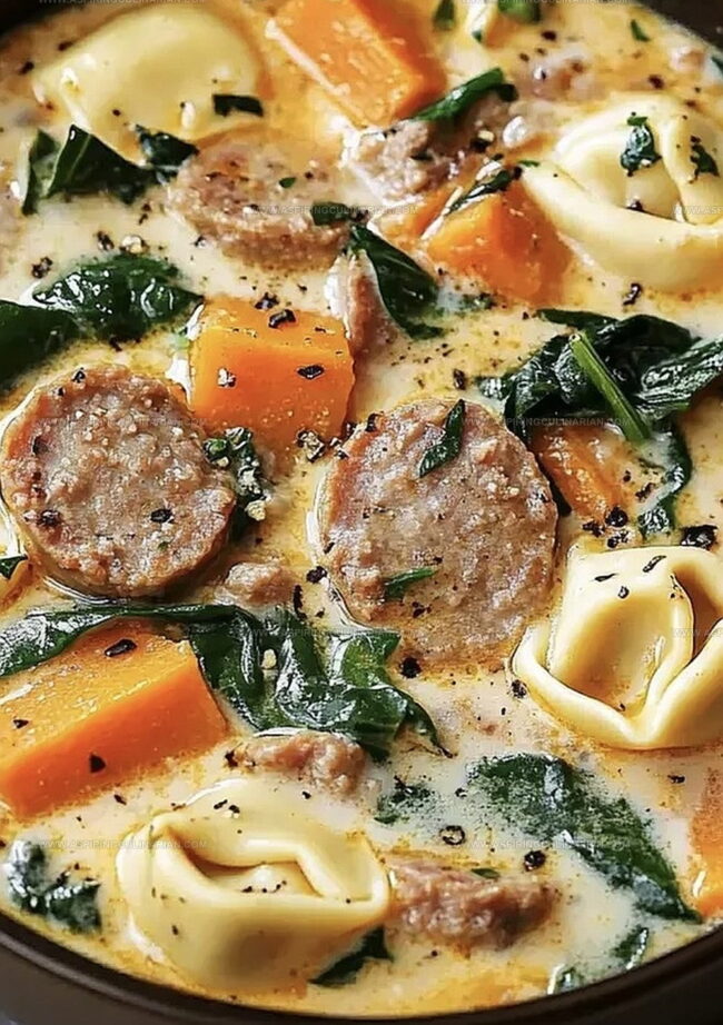 Creamy Sausage Tortellini Soup for Cozy Dinners