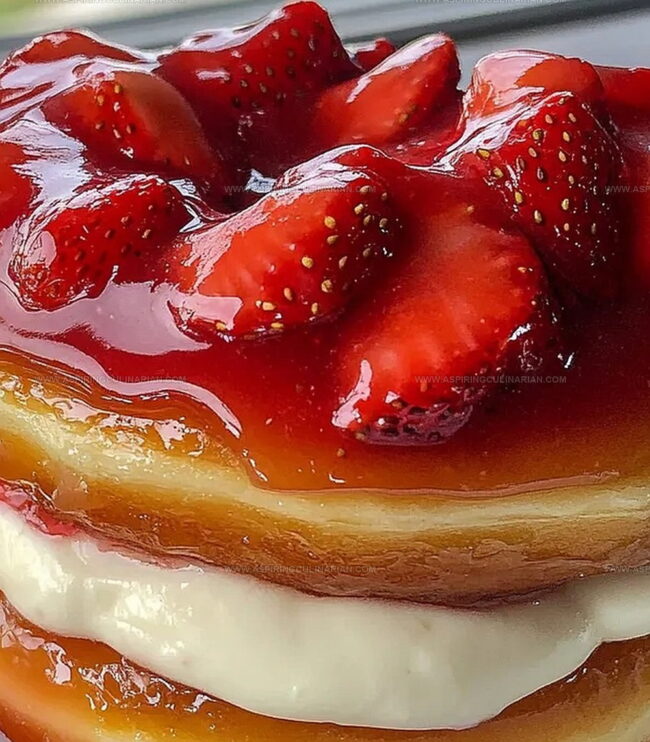 Ways to Change Up Strawberry Cheesecake Doughnut Burger