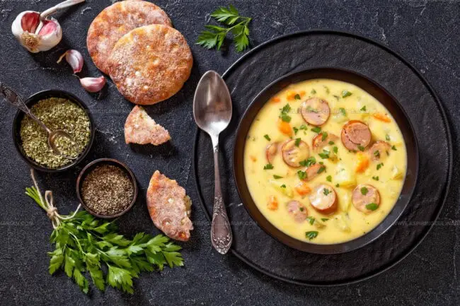 Are German Soups Always Served With Bread or Sausages?